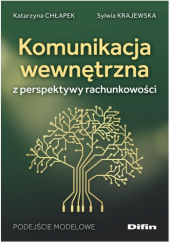 Okładka książki Komunikacja wewnętrzna z perspektywy rachunkowości. Podejście modelowe Katarzyna Chłapek,&nbsp;Sylwia Krajewska