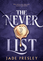 Okładka książki The Never List Jade Presley