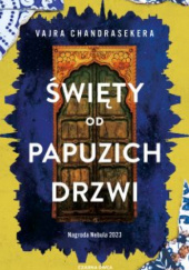 Okładka książki Święty od papuzich drzwi Vajra Chandrasekera