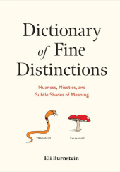 Okładka książki Dictionary of Fine Distinctions Eli Burnstein