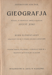 Okładka książki Gieografja. Kurs elementarny opracowany podług 6-go wydania Gieografji metodycznej August Jeske