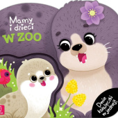Okładka książki Mamy i dzieci. W zoo. Dwie książeczki w jednej Agata Kaczyńska,&nbsp;Alona Tkach