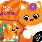 Okładka książki Mamy i dzieci. W domu. Dwie książeczki w jednej Agata Kaczyńska,&nbsp;Alona Tkach