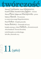 Okładka książki Twórczość nr 11 (960) / 2025