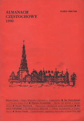 Okładka książki Almanach Częstochowy 1990 - Bogdan Snoch