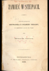 Okładka książki Zamieć w stepach Michał Grabowski