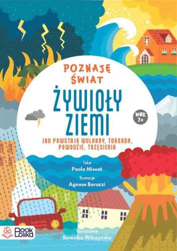 Okładki książek z serii Poznaję świat z naklejkami.