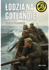 Okładka książki Łodzią na Gotlandię Bolesław Kwiatkowski