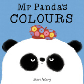 Okładka książki Mr Pandas colours Steve Antony
