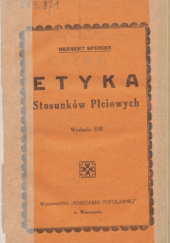 Okładka książki Etyka stosunków płciowych Herbert Spencer