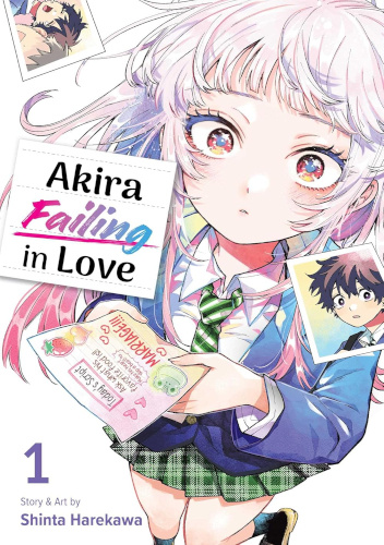 Okładki książek z cyklu Akira Failing in Love