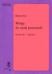 Wstęp do nauk prawnych