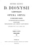 Okładka książki Doctoris Ecstatici D. Dionysii Cartusiani Opera Omnia, in Unum Corpus Digesta ad Fidem Editionum Coloniensium Volume 35: Minor works, book 3 (1908): Dionizy Kartuz