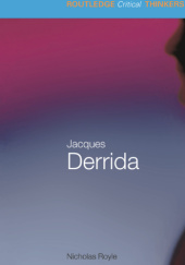Okładka książki Jacques Derrida Nicholas Royle