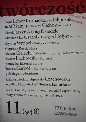 Twórczość nr 11 (948) / 2024