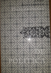 Okładka książki De politica / O obywatelskie społeczności ludzi księgi trzy Aron Olizarowski