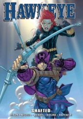 Okładka książki Hawkeye Epic Collection. Shafted Brian Michael Bendis,&nbsp;Chuck Dixon,&nbsp;Scott Kolins,&nbsp;Fabian Nicieza,&nbsp;Stefano Raffaele