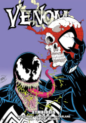 Okładka książki Venom Epic Collection. Symbiosis Danny Fingeroth, Erik Larsen, Ron Lim, Mike Manley, Todd McFarlane, David Michelinie
