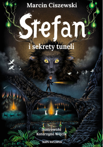 Okładka książki Stefan i sekrety tuneli autorstwa Marcin Ciszewski
