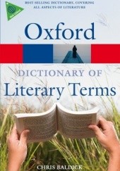 Okładka książki The Oxford Dictionary of Literary Terms Chris Baldick