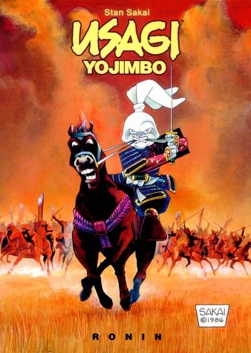 Okładki książek z cyklu Usagi Yojimbo