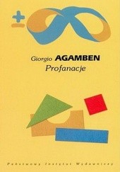 Okładka książki Profanacje Giorgio Agamben