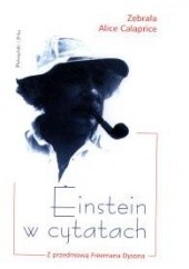 Okładka książki Einstein w cytatach Alice Calaprice