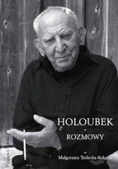 Okładka książki Holoubek - rozmowy Małgorzata Terlecka- Reksnis