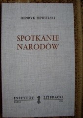 Okładka książki Spotkanie narodów Henryk Siewierski