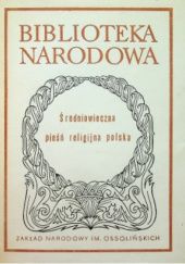 Okładka książki Średniowieczna pieśń religijna polska Mirosław Korolko