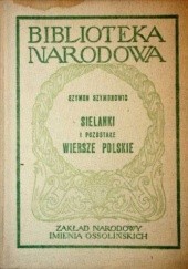 Okładka książki Sielanki i pozostałe wiersze polskie Szymon Szymonowic