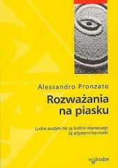 Okładka książki Rozważania na piasku Alessandro Pronzato