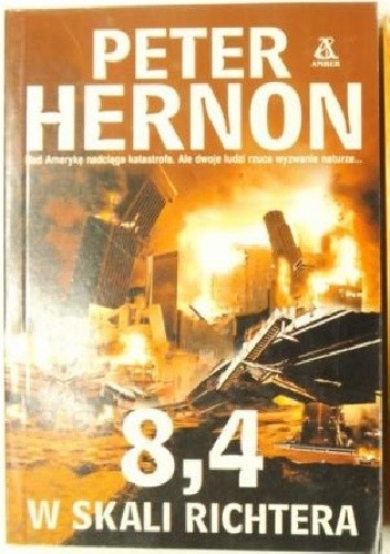 Okładka książki 8,4 w skali Richtera Peter Hernon