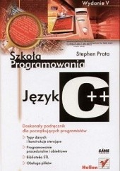 Okładka książki Język C++. Szkoła programowania. Wydanie V Stephen Prata