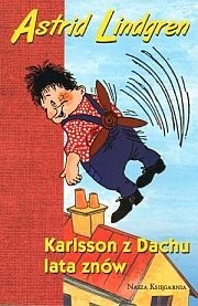 Okładki książek z cyklu Karlsson z Dachu