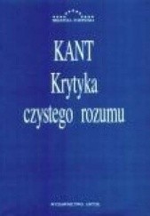 Okładka książki Krytyka czystego rozumu Immanuel Kant