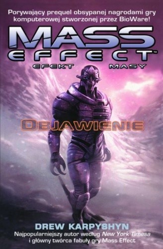 Okładki książek z cyklu Mass Effect