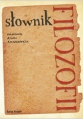 Okładka książki Słownik Filozofii Adam Aduszkiewicz