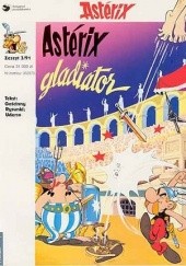 Okładka książki Asterix gladiator René Goscinny, Albert Uderzo