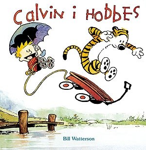 Okładki książek z cyklu Calvin i Hobbes