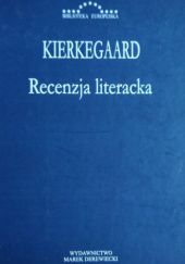 Okładka książki Recenzja literacka Søren Aabye Kierkegaard