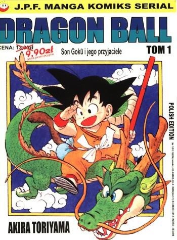 Okładki książek z cyklu Dragon Ball