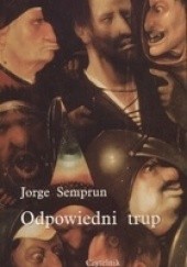 Okładka książki Odpowiedni trup Jorge Semprún