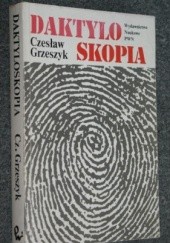 Okładka książki Daktyloskopia Czesław Grzeszyk