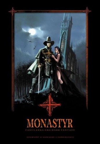 Okładki książek z serii Monastyr: Fabularna Gra Dark Fantasy