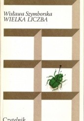 Okładka książki Wielka liczba Wisława Szymborska