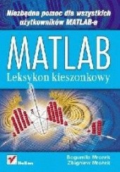 Okładka książki Matlab- leksykon kieszonkowy Bogumiła Mrozek
