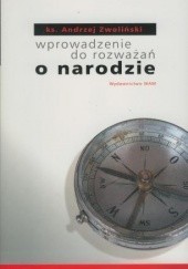 Okładka książki Wprowadzenie do rozważań o narodzie Andrzej Zwoliński