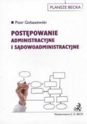 Okładka książki Postępowanie administracyjne i sądowoadministracyjne Piotr Gołaszewski