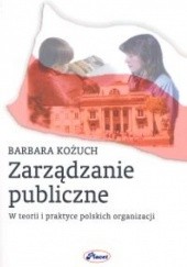 Okładka książki Zarządzanie publiczne Barbara Kożuch